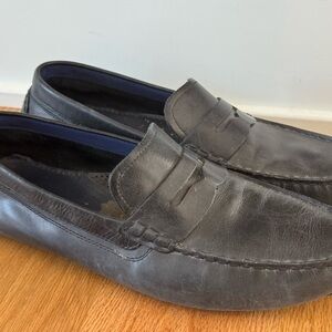 Cole Haan Black Leather Loafers